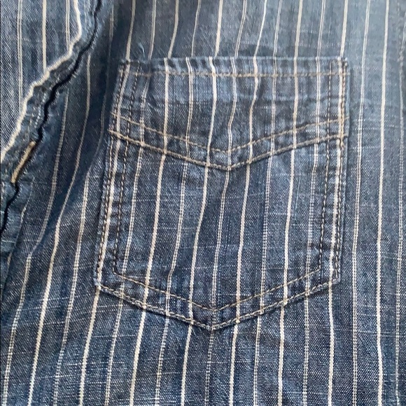 Joe’s Jeans Unisex Striped Button-Down - Picture 4 of 5